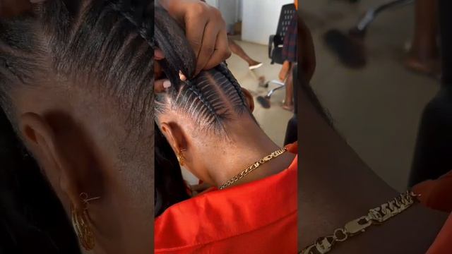 Easy/Best way to do stitch braids  #stitchbraids #allaboutbeautytips #cornrows #100000views