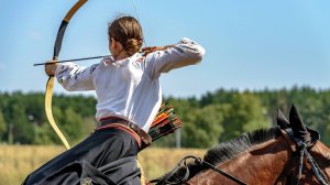 Третий международный турнир по конной стрельбе из лука в России на Кубок святого Георгия Победоносца