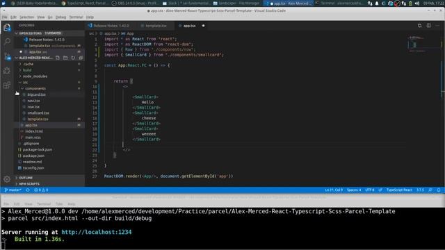 React Typescript 101 #3 - The Row and Card Components