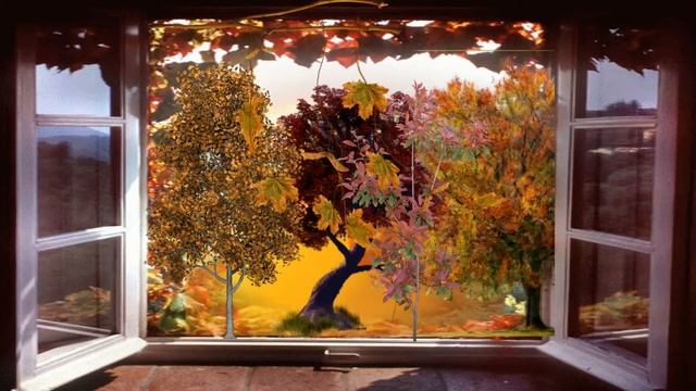 Волшебное окно Осенние деревья смотреть онлайн