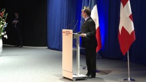 Récit en images de la visite du président Hollande dans le canton de Vaud