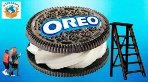 ОГРОМНОЕ OREO. БЫСТРО БЕЗ ПЕЧИ. DIY. ВКУСНОЕ ПЕЧЕНЬЕ СВОИМИ РУКАМИ  | СПЕЦЗАКАЗ