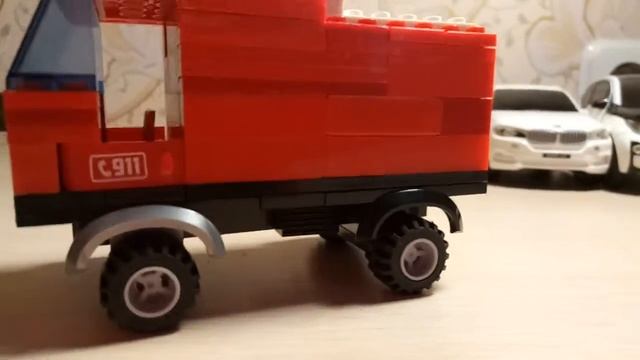 Обзор лего самоделки маз спортавто