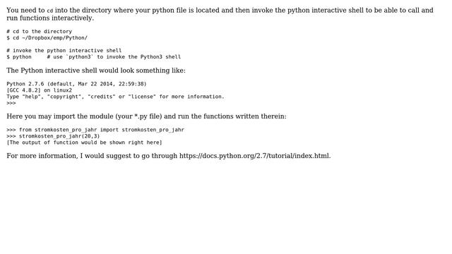 Ubuntu: How to run a python definition inside a .py file from the shell? (3 Solutions!!) смотреть онлайн