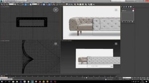 №37.Моделирование дивана "ULIVI SALOTTI daniel" в 3d max и marvelous designer.