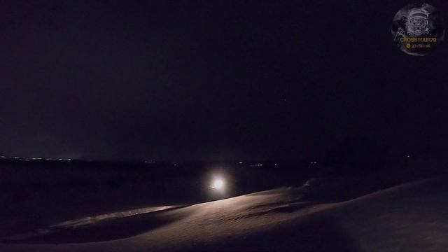 Выезжаем пробивать тропу. Покатушка на снегоходе Irdis SF200L