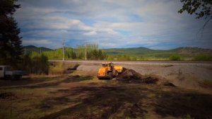 Работа щебнеочистительной машины СЧ-601