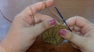 МК.Красивая весенняя   вязаная шапка   ,крючком