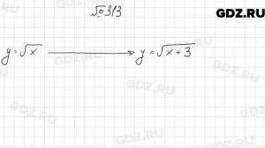 № 313 - Алгебра 9 класс Мерзляк