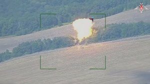 На кадрах – уничтожение реактивной системы залпового огня M270 MLRS в Сумской области