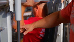 Жим штанги из-за головы \ Overhead press