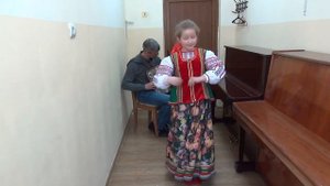 Морозова Маргарита. Русская народная песня "У Володи на току"