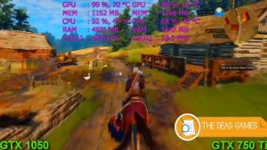 MSI GEFORCE GTX 1050 vs GTX 750 Ti Test in 5 Games