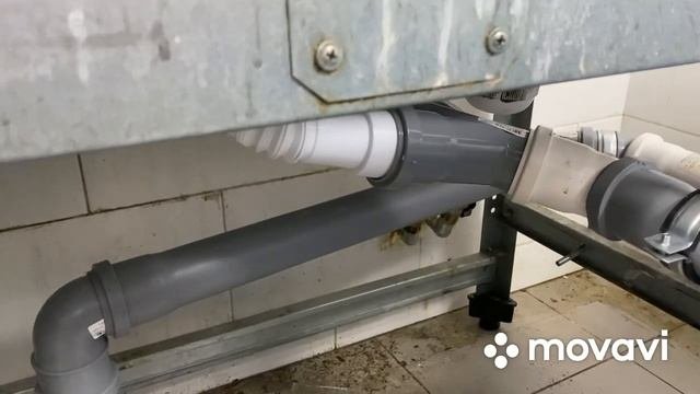 Монтаж канализации на кухне Творческий подход