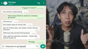 KENALKAN, INI TEMAN BARU AKU ? | CHAT HISTORY HORROR INDONESIA TERSERAM