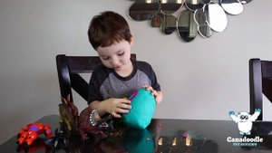Play-doh Big Hero 6 Eggs Opening With Baymax Yokai Hiro Hamada Bad Baymax