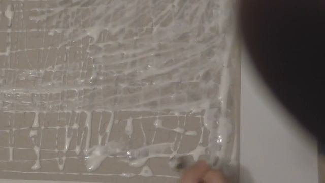 склеивание пазлов клеем с изнанки