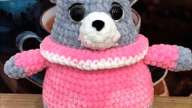 Плюшевый мишка крючком. Амигуруми схема вязания крючком. Мастер-класс смотреть онлайн