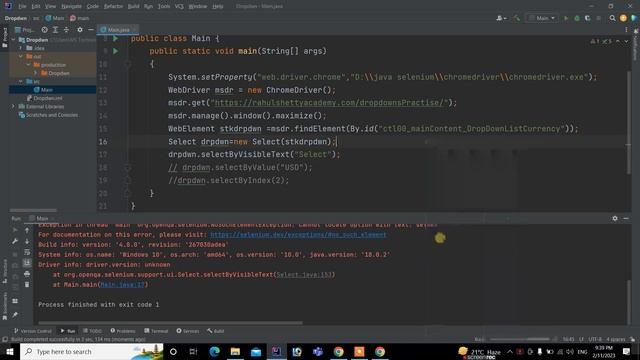 How To Handle Static Drop Downs in Selenium WebDriver ? #selenium #seleniumautomation #seleniumjava