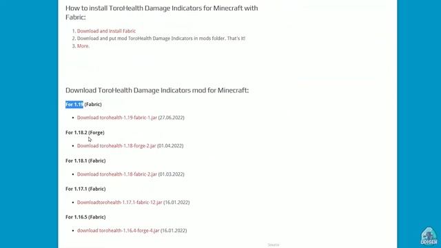DAMAGE INDICATORS MOD 1.19.2 minecraft - how to download & install Damage Indicators 1.19.2 FABRIC смотреть онлайн