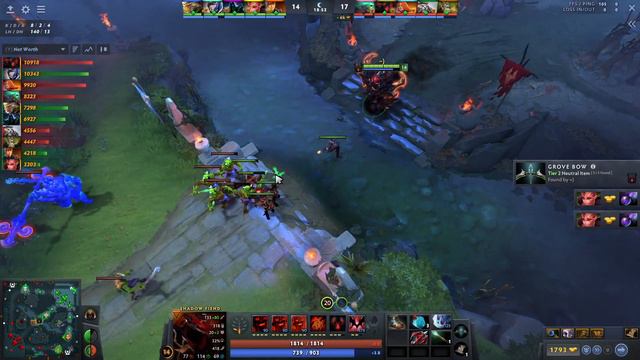 Shadow Fiend Gameplay Miracle with Manta and BKB - Dota 2 7.36 смотреть онлайн