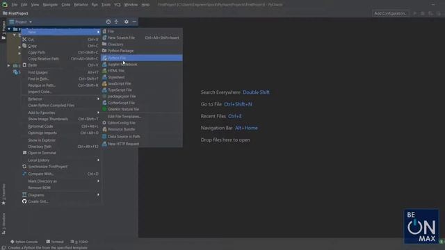 Урок 74  Создаём проект в PyCharm