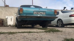 Газ 24 v8 змз 53 звук выхлопа. Н - пайп.