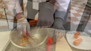 Відеоурок. Нарізання овочів складними формами  Елементи оформлення страв