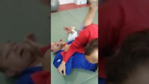 Болевые приемы САМБО. Болевой захват "рычаг локтя". Исполняет МСМК Рустем Аликов.