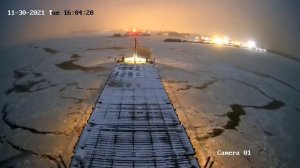 Первый лед 30.11.21 заход в порт Ломоносов/Санкт-Петербург