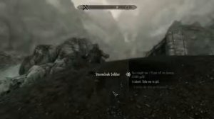 Skyrim V(Bug NPC Flying)