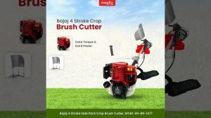 Bajaj 4 Stroke Side Pack Crop Brush Cutter