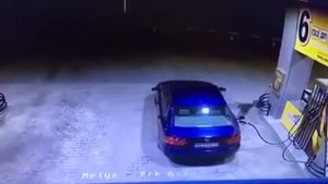 Пожар на заправке!!!