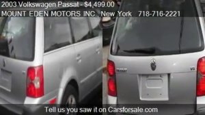 2003 Volkswagen Passat GLX 4Motion AWD 4dr Wagon for sale in