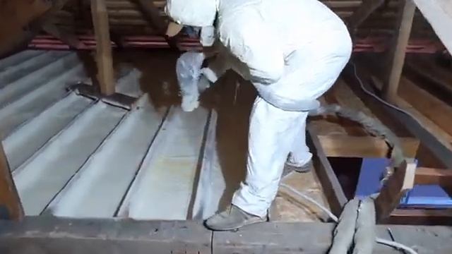 Утепление пенополиуретаном пола смотреть онлайн