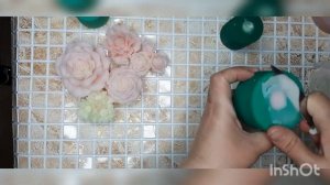 мыловарение/цветы из мыла/цветы для букета/мыльные цветы/заливка цветов силиконовые формы