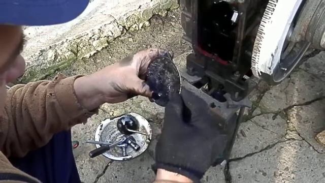 масленый фильтр мотоблока Зубр 15 лс, не ленитесь почистеть смотреть онлайн