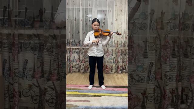 Кенжебай Аруна,5ғ сынып оқушысы,Этюд Каприс Роде N7 смотреть онлайн