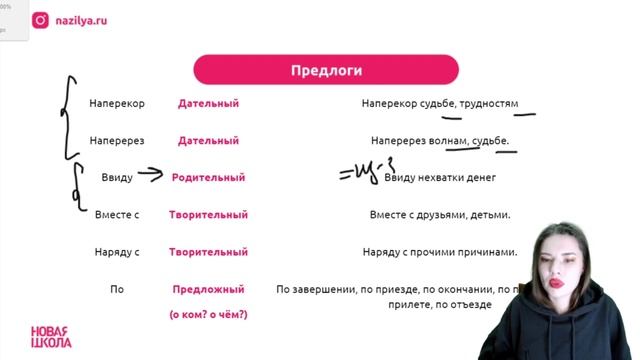 Урок 8. Падежная форма существительного с предлогом смотреть онлайн