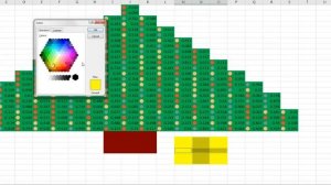 Sparkling Christmas Tree in Excel! Build Conditional Format Christmas Tree: Excel Magic Trick 1361