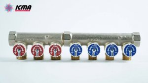Обзор сборного коллектора ICMA с регулировочными клапанами