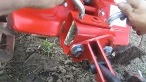 Срезать дёрн мотоблоком, вариант 1-й.