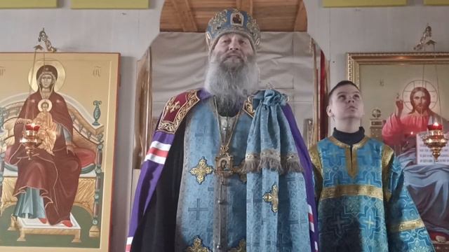 Проповедь владыки Гурия в день празднования Державной иконы Божией Матери в храме Рождества Христова