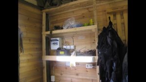 Гараж обит вагонкой