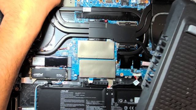 ASUS ROG Strix Scar 17 G733 upgrade ssd #asus #ssd смотреть онлайн