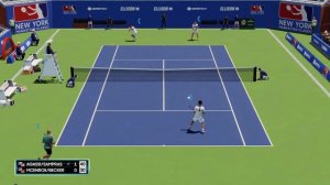 (PS5) AO TENNIS 2 (Agassi_Sampras vs. Becker McEnroe) - PS5 [4K 60FPS] Gameplay