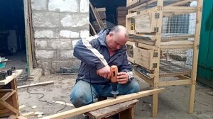 Клетка для перепелов своими руками. Часть 3 Финал.