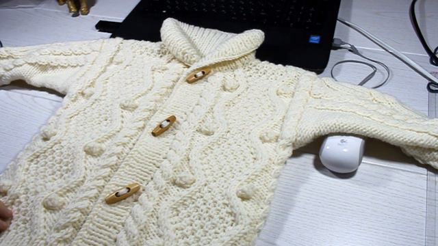 Вязание детского жакета/ Vyazanie Detckogo Zhaketa/ Knitting Of A Children's Jacket
