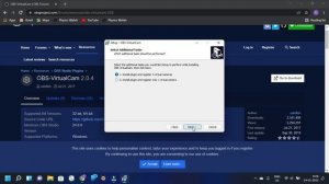 How to download OBS virtual camera in windows 11 for free.