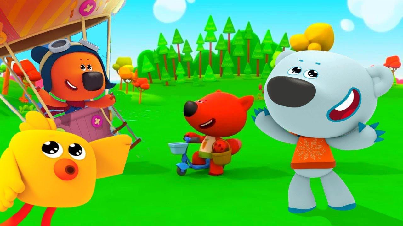 Мимимишки мультик игра для детей Кеша и Тучка Лисичка Ципа Мимимишки Кеша